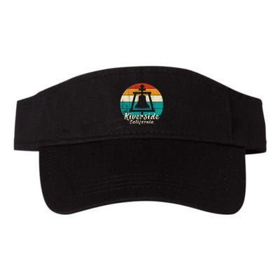 Riverside California Vintage Design With Sunset Visor