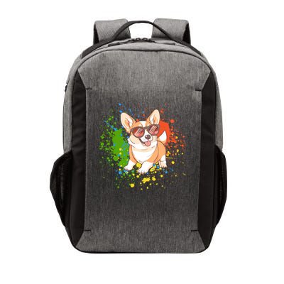 Retro Corgi Vibes – Hipster Dog with Sunglasses Vector Backpack