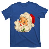 Retro Cool Vintage Christmas Santa Claus Face Great Gift T-Shirt