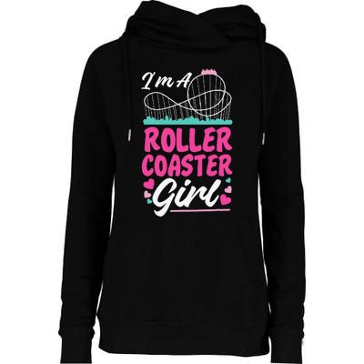 Roller Coaster Vintage I'm A Roller Coaster Womens Funnel Neck Pullover Hood