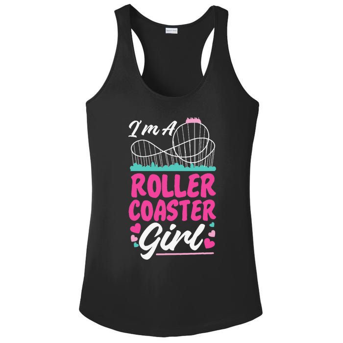 Roller Coaster Vintage I'm A Roller Coaster Ladies PosiCharge Competitor Racerback Tank