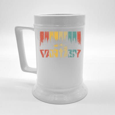 Retro Camper Van Life Vintage Vanlife Gift Beer Stein