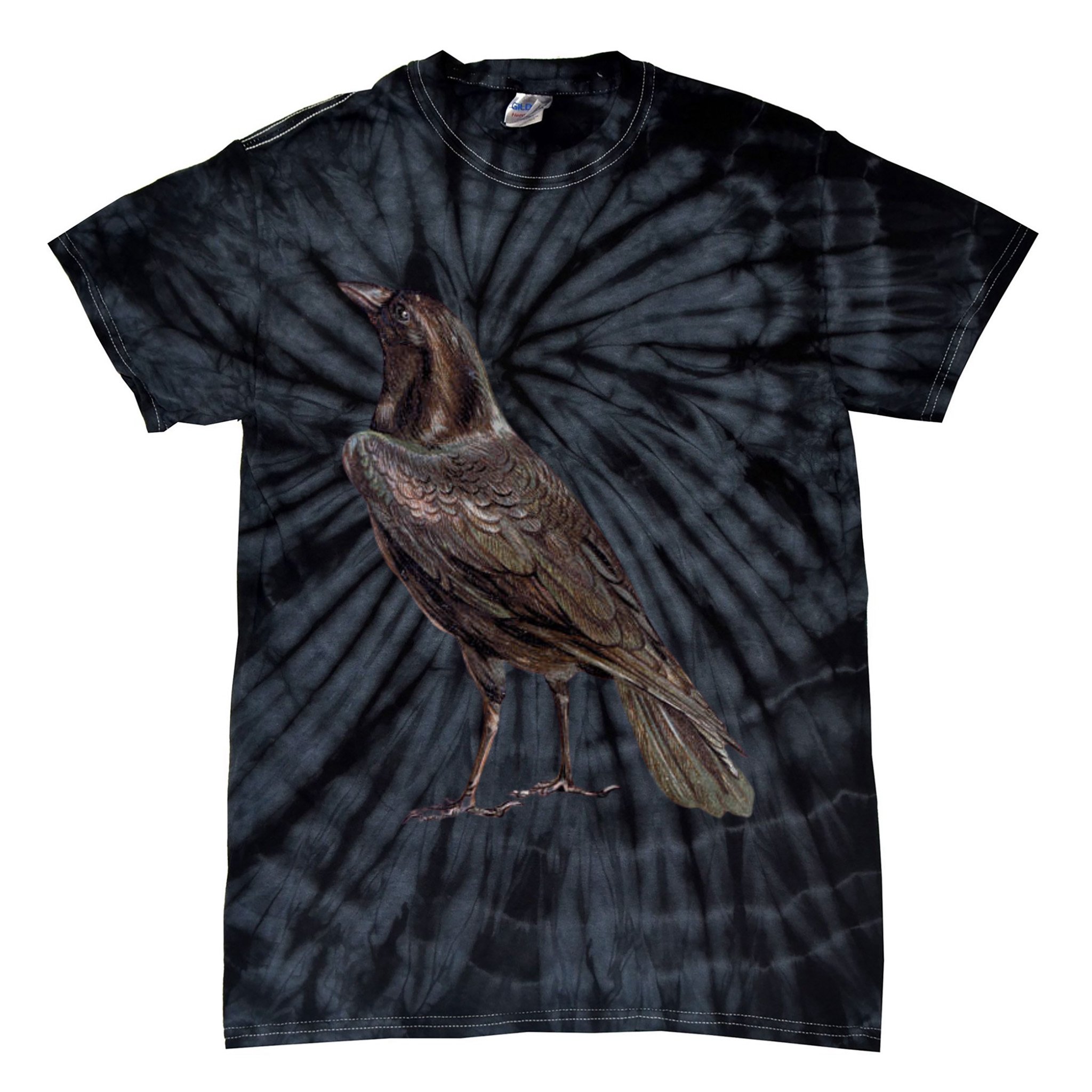 Raven Crow Vintage Tie-Dye T-Shirt