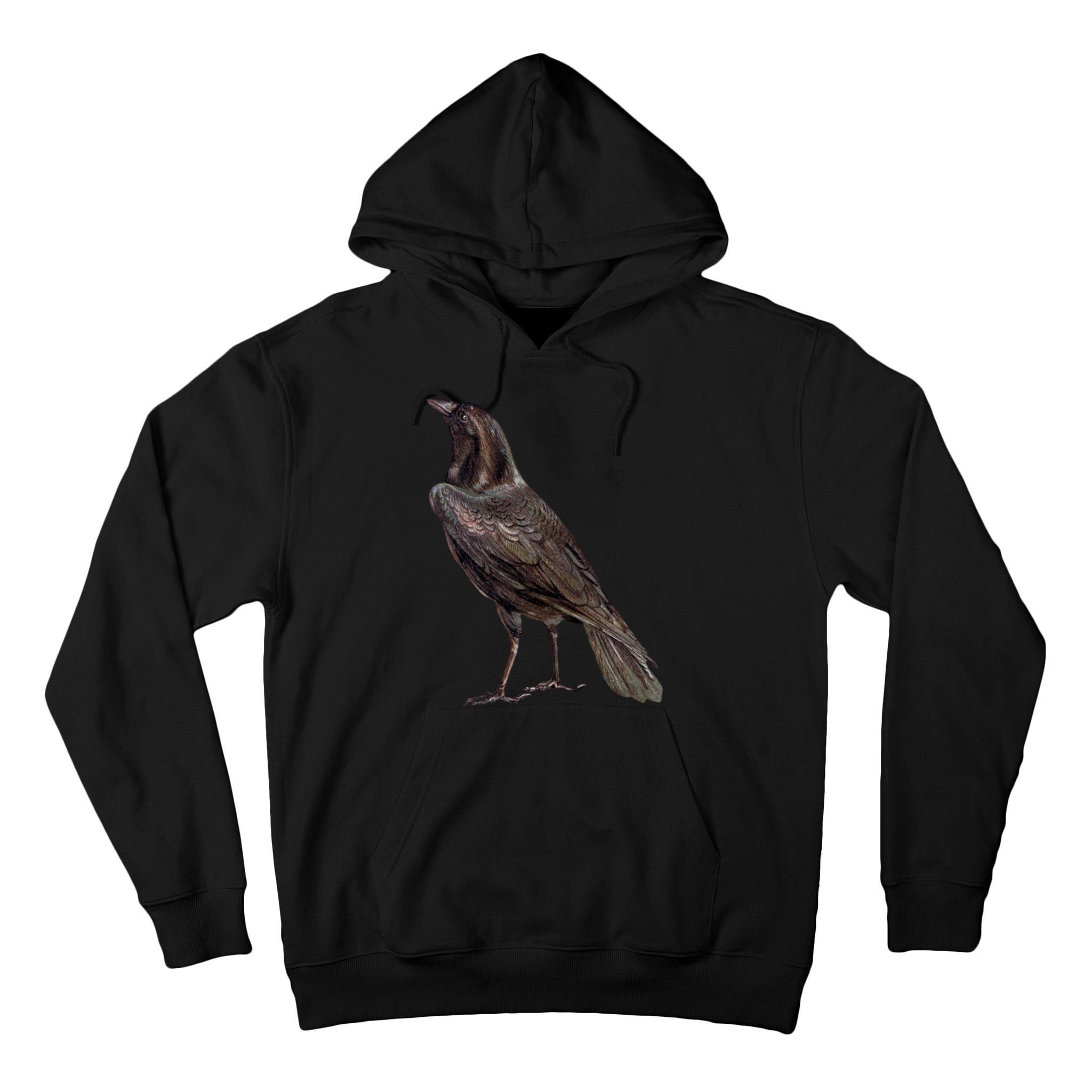 Raven Crow Vintage Tall Hoodie
