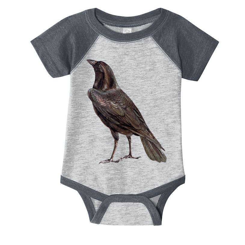 Raven Crow Vintage Infant Baby Jersey Bodysuit