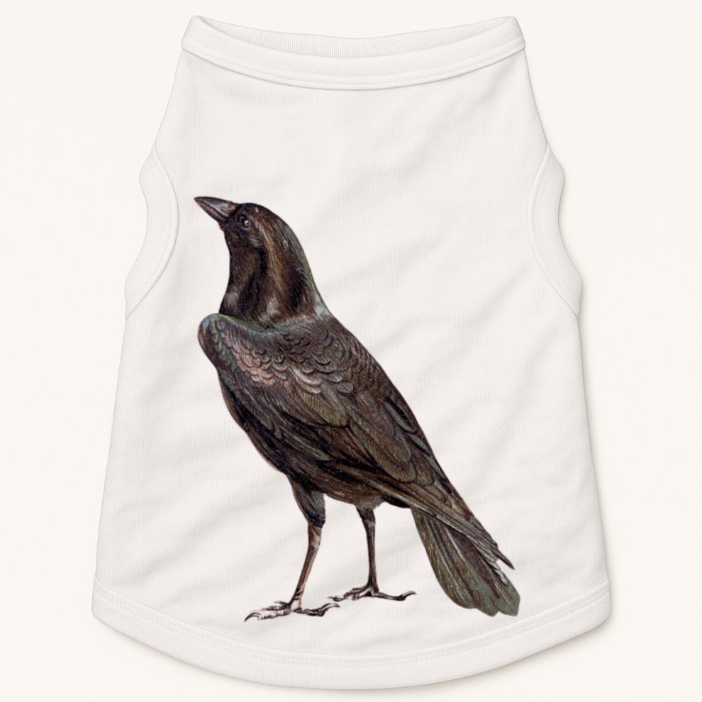 Raven Crow Vintage Doggie Tank