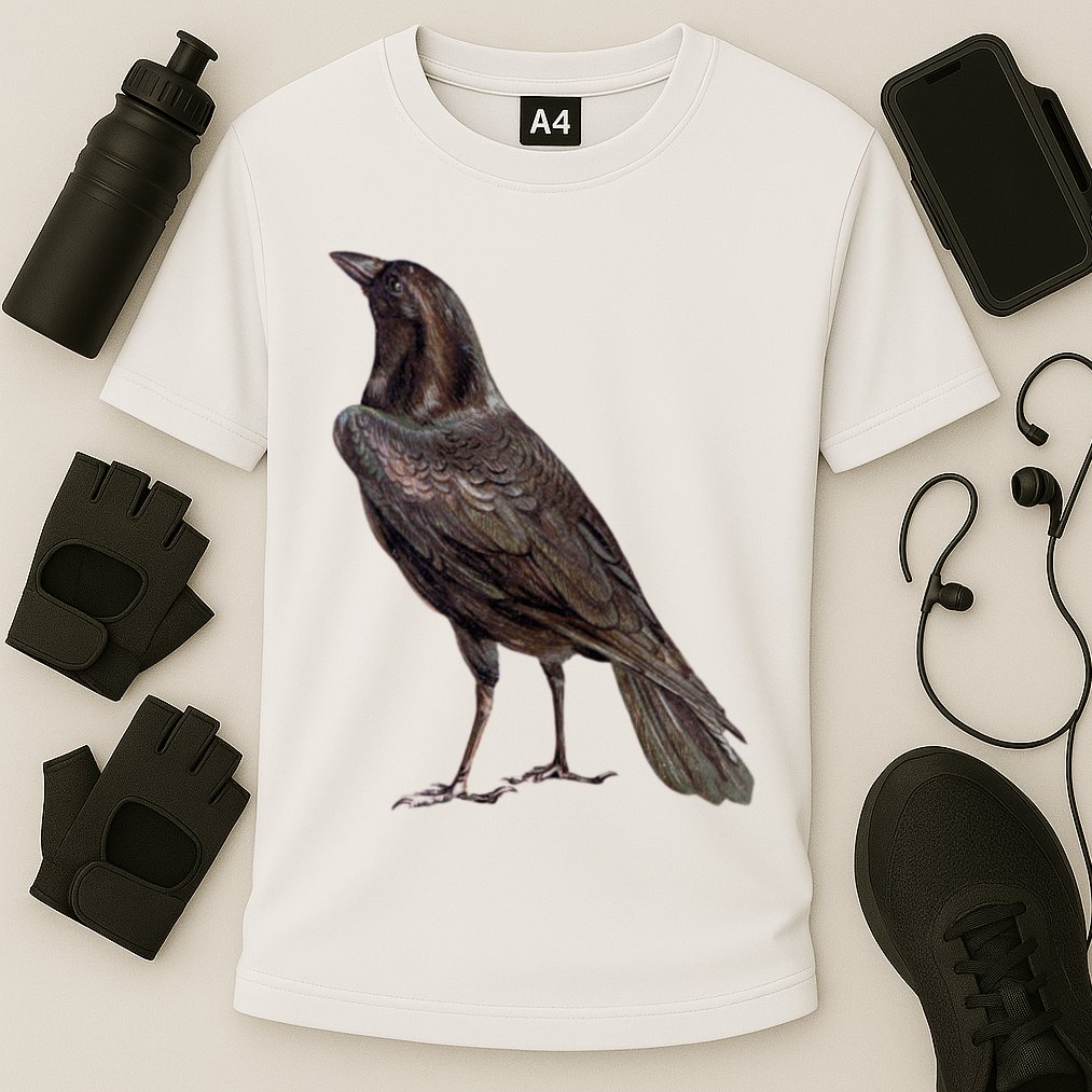 Raven Crow Vintage Cooling Performance Crew T-Shirt
