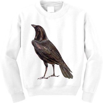 Raven Crow Vintage Kids Sweatshirt
