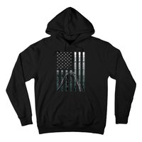 Roller Coaster Vintage Usa Flag Theme Park Carnival Ride Hoodie