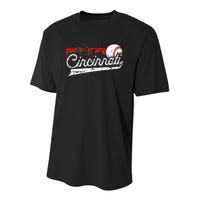 Retro Cincinnati Vintage Baseball Softball Lover Women Men Youth Performance Sprint T-Shirt