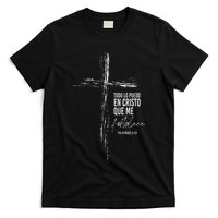 Regalos Cristianos Versos Filipenses 4 13 Christian Spanish T-Shirt