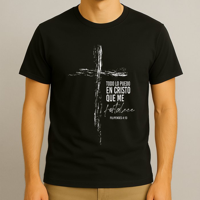 Regalos Cristianos Versos Filipenses 4 13 Christian Spanish T-Shirt