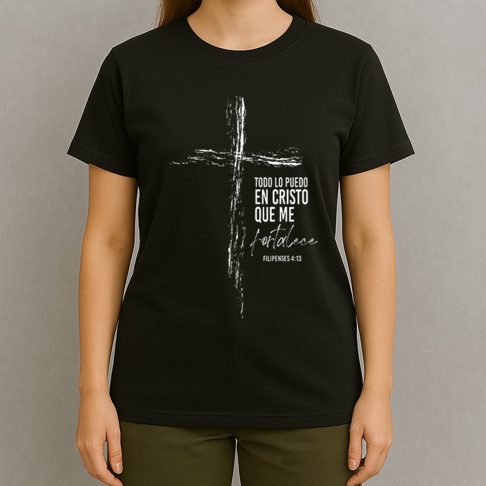 Regalos Cristianos Versos Filipenses 4 13 Christian Spanish T-Shirt