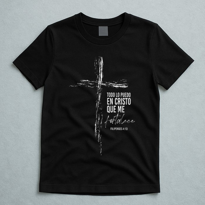 Regalos Cristianos Versos Filipenses 4 13 Christian Spanish T-Shirt