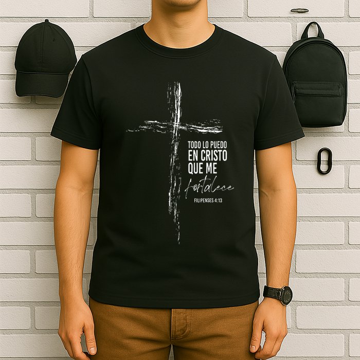 Regalos Cristianos Versos Filipenses 4 13 Christian Spanish T-Shirt
