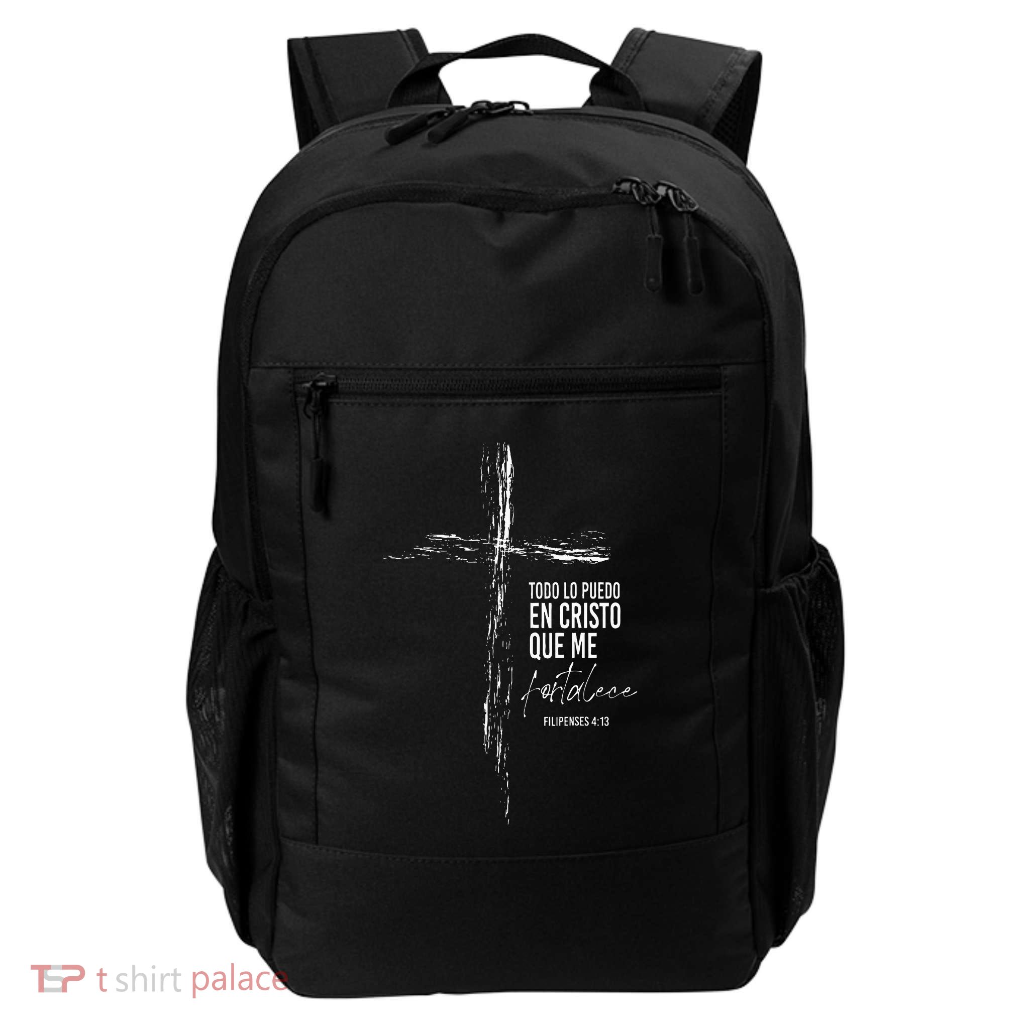 Regalos Cristianos Versos Filipenses 4 13 Christian Spanish Backpack