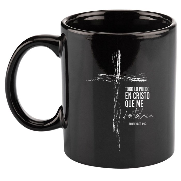 Regalos Cristianos Versos Filipenses 4 13 Christian Spanish 11oz C Handle Ceramic Mug