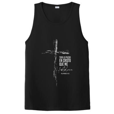 Regalos Cristianos Versos Filipenses 4 13 Christian Spanish PosiCharge Competitor Tank
