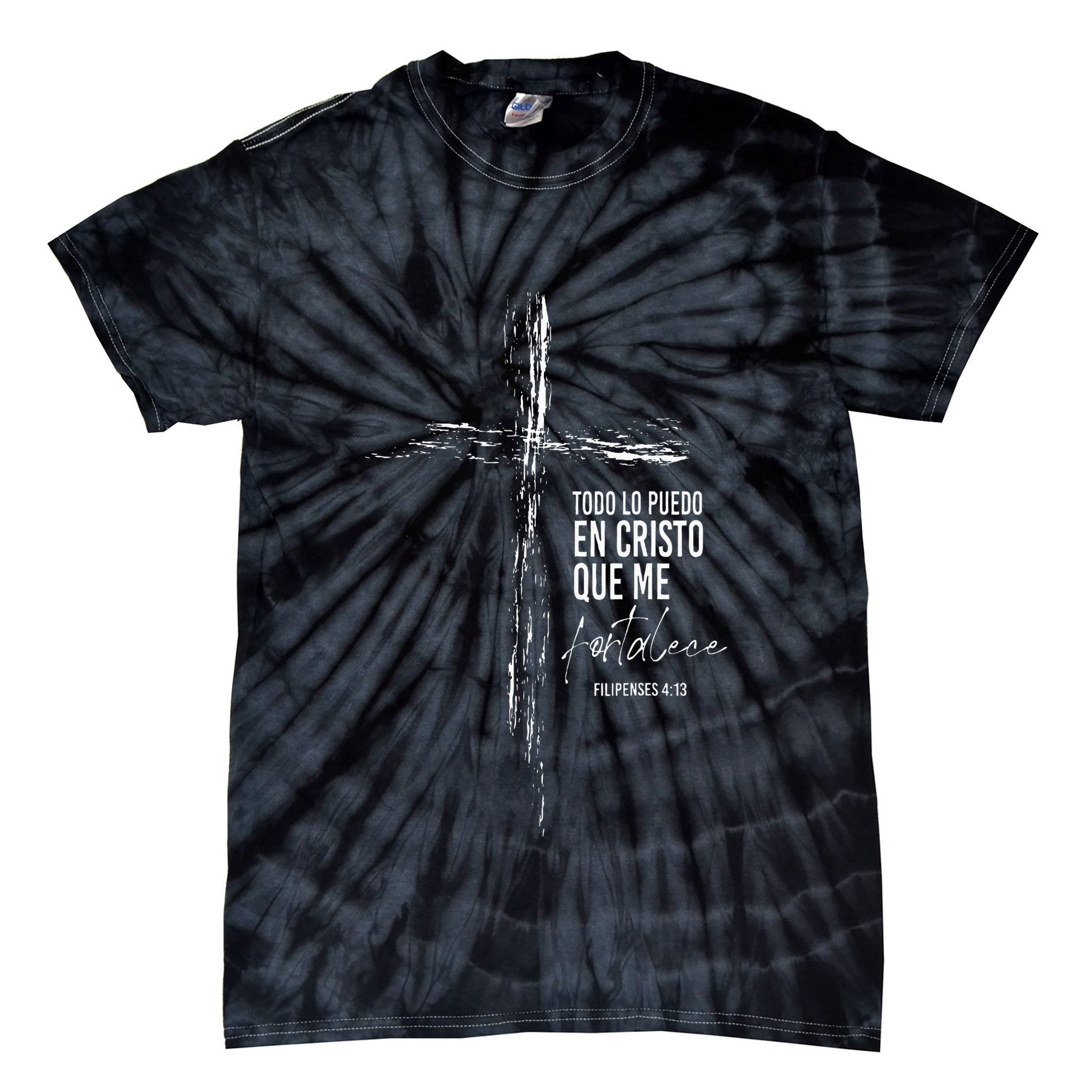 Regalos Cristianos Versos Filipenses 4 13 Christian Spanish Tie-Dye T-Shirt