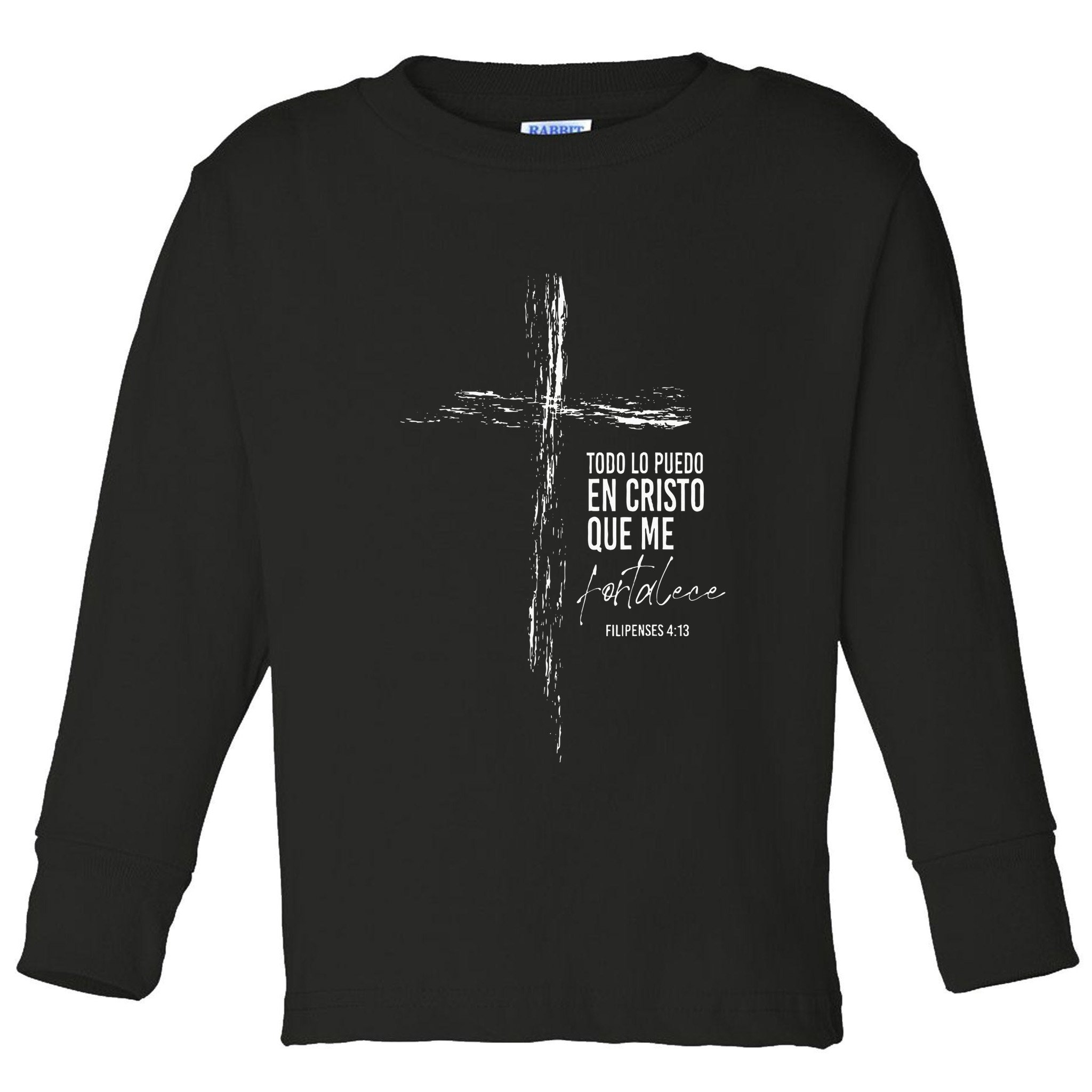 Regalos Cristianos Versos Filipenses 4 13 Christian Spanish Toddler Long Sleeve Shirt