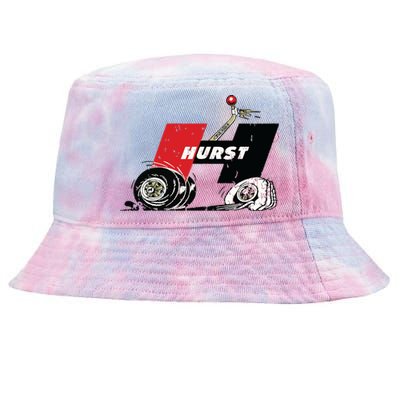 Retro Car Vintage Hurst Performance Meme Hand Engine Funny Tie-Dyed Bucket Hat