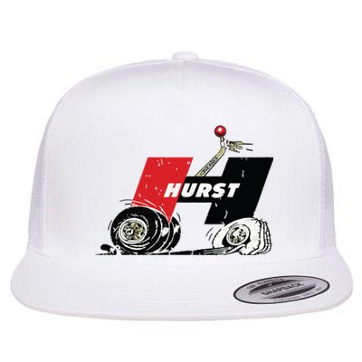 Retro Car Vintage Hurst Performance Meme Hand Engine Funny Flat Bill Trucker Hat