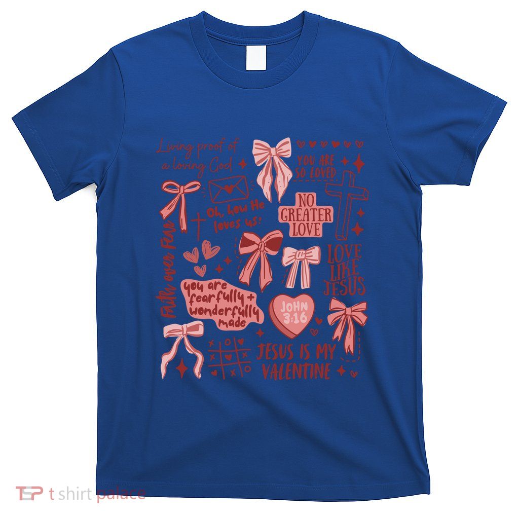 Retro Christian ValentineS Day Jesus Is My Valentine Gift T-Shirt