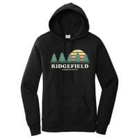 Ridgefield Ct Vintage Throwback Retro 70s Women's Pullover Hoodie