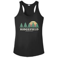 Ridgefield Ct Vintage Throwback Retro 70s Ladies PosiCharge Competitor Racerback Tank