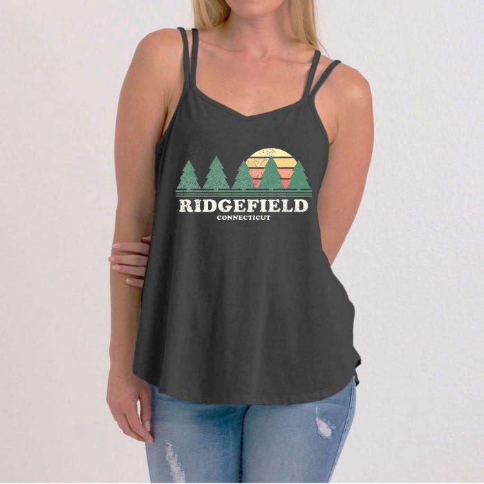 Ridgefield Ct Vintage Throwback Retro 70s Women's Strappy Tank