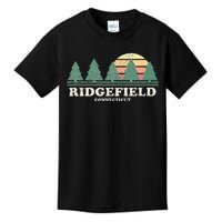 Ridgefield Ct Vintage Throwback Retro 70s Kids T-Shirt