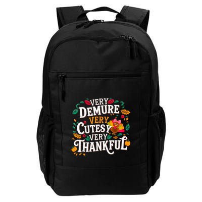 Retro Cute Very Demure Very Cutesy Very Thanksgiving Turkey Backpack