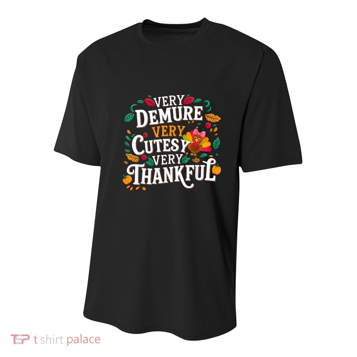 Retro Cute Very Demure Very Cutesy Very Thanksgiving Turkey Youth Performance Sprint T-Shirt