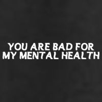 Ryan Clark Wearing You Are Bad For My Mental Health Cool Comfort Performance Bucket Hat