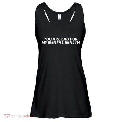 Ryan Clark Wearing You Are Bad For My Mental Health Ladies Essential Flowy Tank