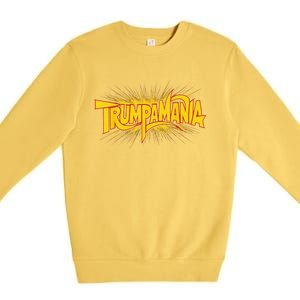 Republican Convention Wrestling Meme Trumpamania Let Trumpamania Run Wild Premium Crewneck Sweatshirt