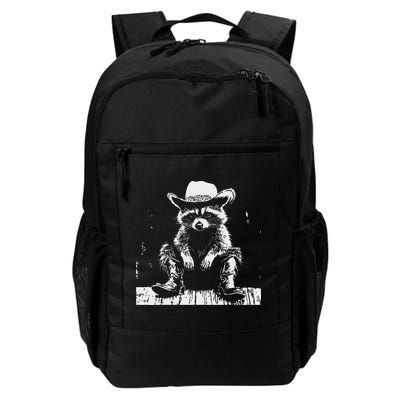 Raccoon Cowboy Western Backpack