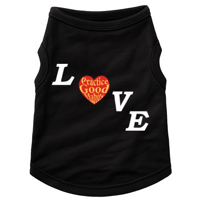 Ryan Clark Wearing Love Practice Good Habits Doggie Tank