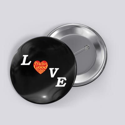Ryan Clark Wearing Love Practice Good Habits Button