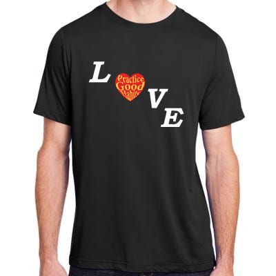 Ryan Clark Wearing Love Practice Good Habits Adult ChromaSoft Performance T-Shirt