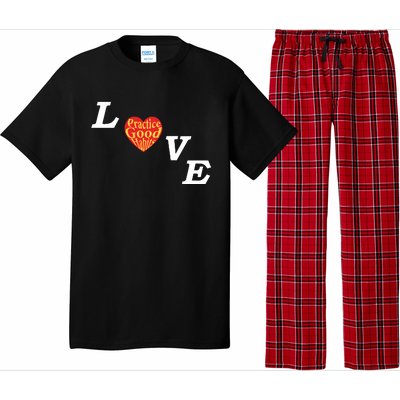 Ryan Clark Wearing Love Practice Good Habits Pajama Set