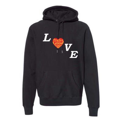 Ryan Clark Wearing Love Practice Good Habits Premium Hoodie