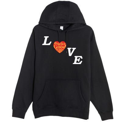 Ryan Clark Wearing Love Practice Good Habits Premium Pullover Hoodie