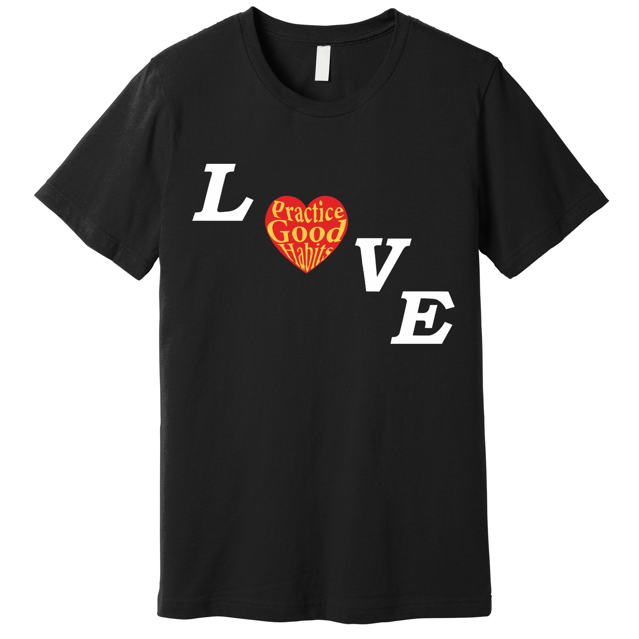 Ryan Clark Wearing Love Practice Good Habits Premium T-Shirt