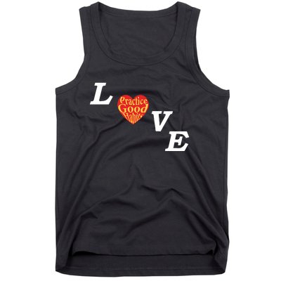 Ryan Clark Wearing Love Practice Good Habits Tank Top