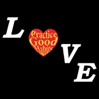 Ryan Clark Wearing Love Practice Good Habits Women's V-Neck T-Shirt