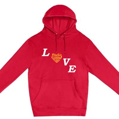 Ryan Clark Wearing Love Practice Good Habits Premium Pullover Hoodie