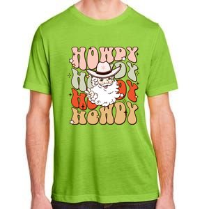 Retro Cute Western Christmas Howdy Santa Funny Xmas Costume Gift Adult ChromaSoft Performance T-Shirt