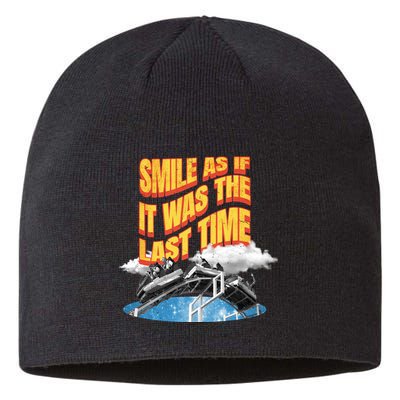 Roller Coaster Wagons In The Sky Sustainable Beanie