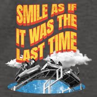 Roller Coaster Wagons In The Sky Vector Backpack